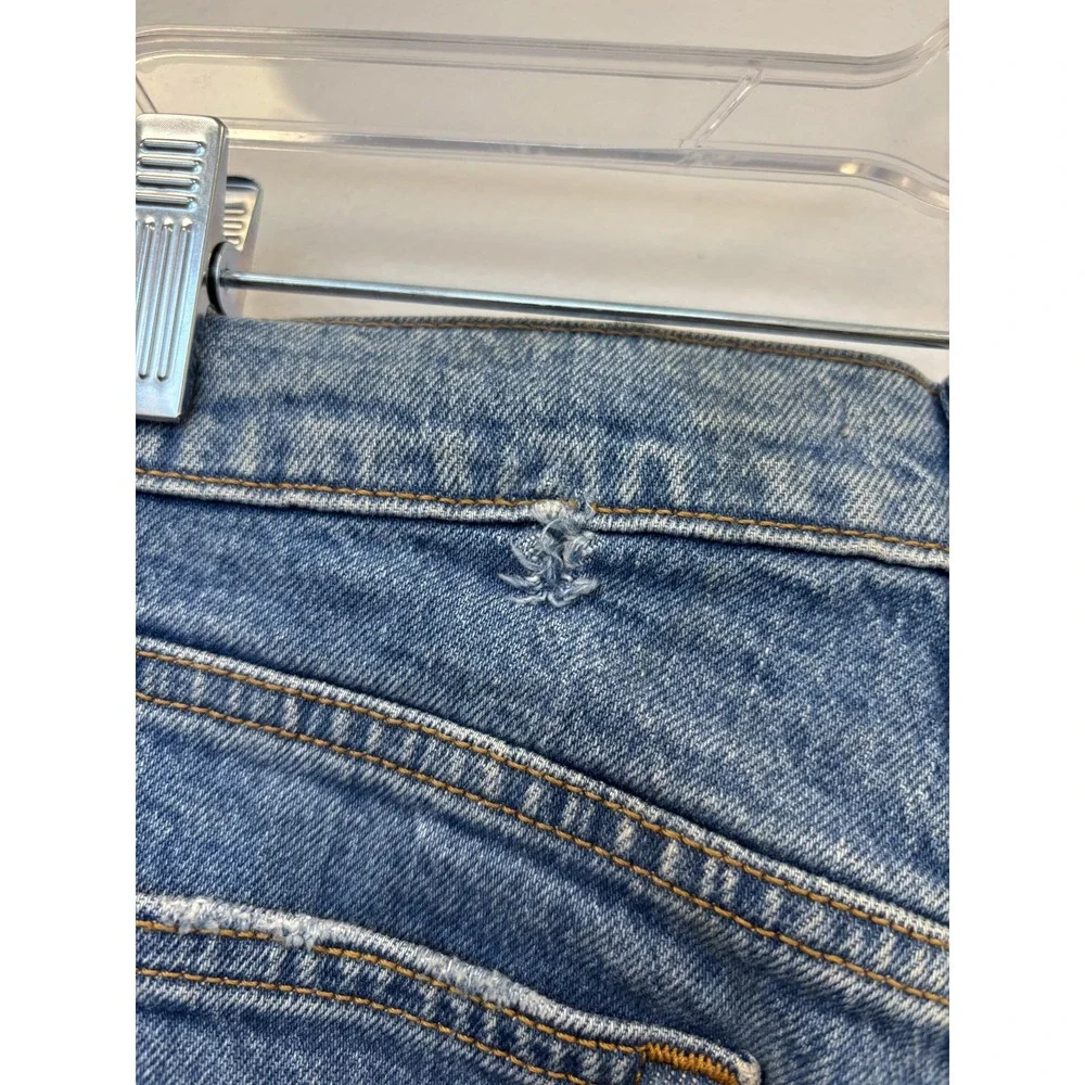 Levis Premium Jeans Womens 26 Blue Wedgie Straight‎ Floral Distressed High Rise